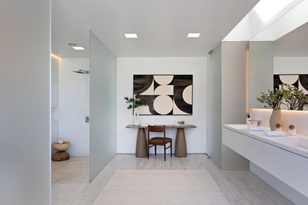 Interior, Recessed Lighting, Wood Texture Flooring