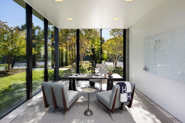 Home Office, Interior, Recessed Lighting, Sun Room