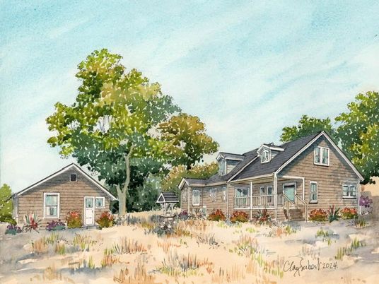Exterior, Facade, Log Home
