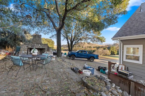 Backyard, Exterior, Fireplace
