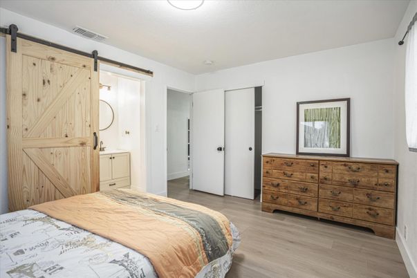 Bedroom, Interior, Wood Texture Flooring
