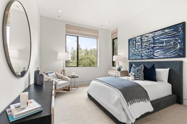 Bedroom, Interior, Recessed Lighting