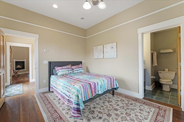 Bathroom, Bedroom, Interior, Recessed Lighting, Wood Texture Flooring