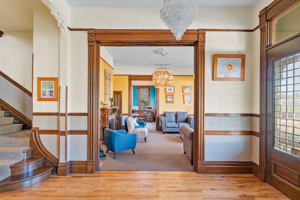 Chandelier, Interior, Wood Texture Flooring