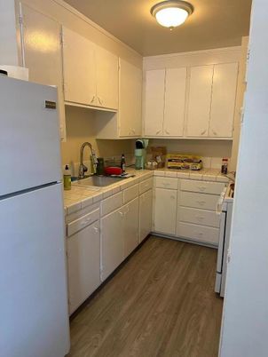 Interior, Kitchen, Wood Texture Flooring