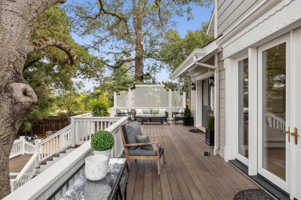 Exterior, Wood Texture Flooring