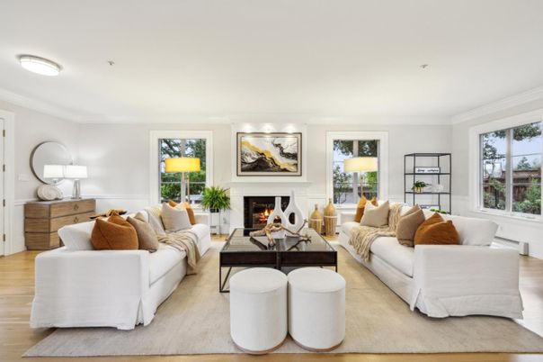 Fireplace, Interior, Living room, Wood Texture Flooring