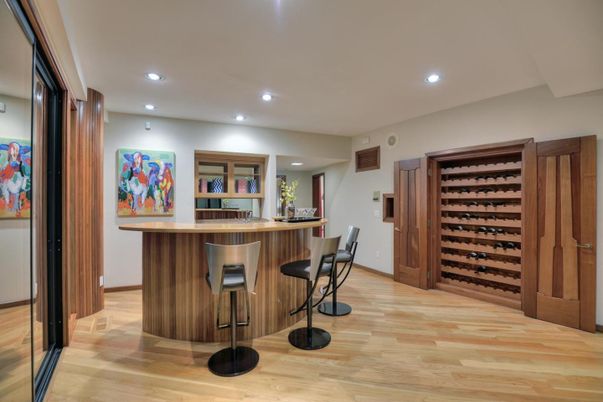 Interior, Recessed Lighting, Wood Texture Flooring
