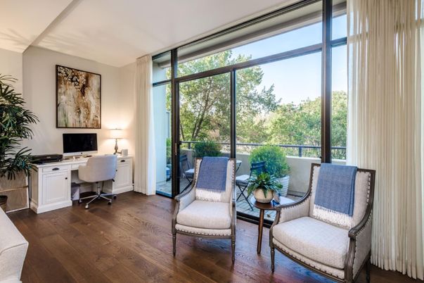 Home Office, Interior, Wood Texture Flooring