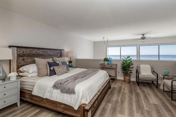 Bedroom, Interior, Water, Wood Texture Flooring
