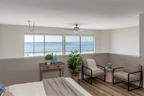 Bedroom, Interior, Water, Wood Texture Flooring