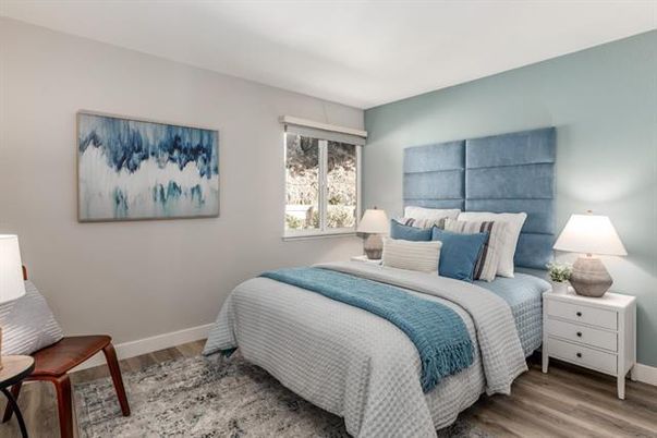 Bedroom, Interior, Wood Texture Flooring