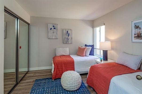 Bedroom, Interior, Wood Texture Flooring