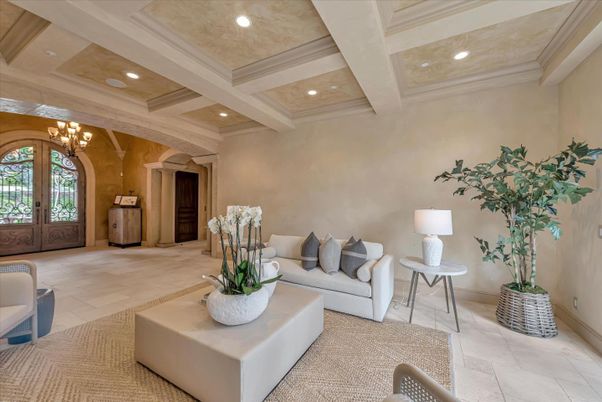 Interior, Living room, Recessed Lighting