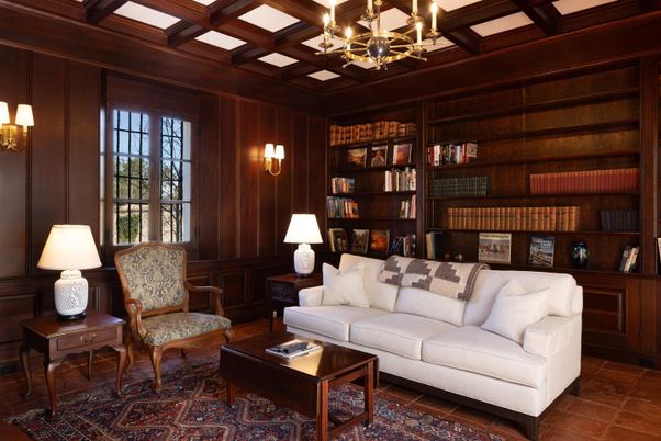 Chandelier, Interior, Living room, Wooden Beams, Wooden Walls