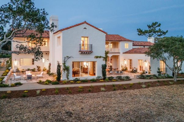 Backyard, Exterior, Facade, Spanish Mediterranean