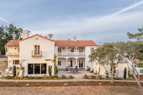 Backyard, Exterior, Facade, Spanish Mediterranean