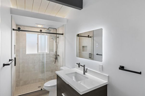 Bathroom, Glass Shower, Interior