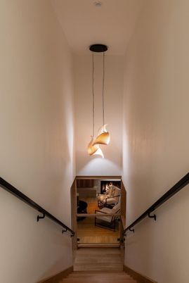 Interior, Pendant Lights, Wood Texture Flooring
