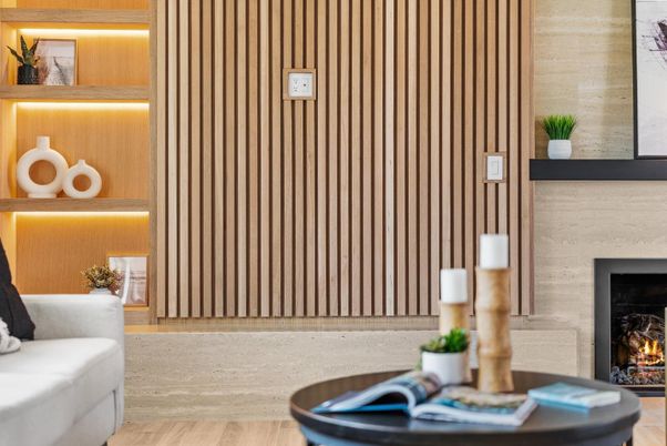 Fireplace, Interior, Wood Texture Flooring, Wooden Walls