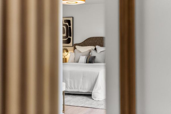 Bedroom, Interior, Wood Texture Flooring
