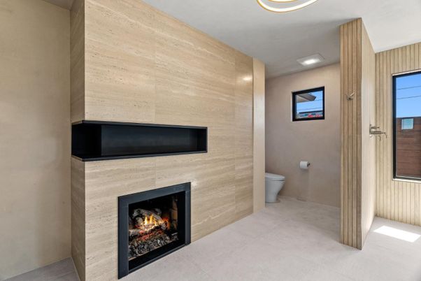 Bathroom, Fireplace, Interior, Recessed Lighting