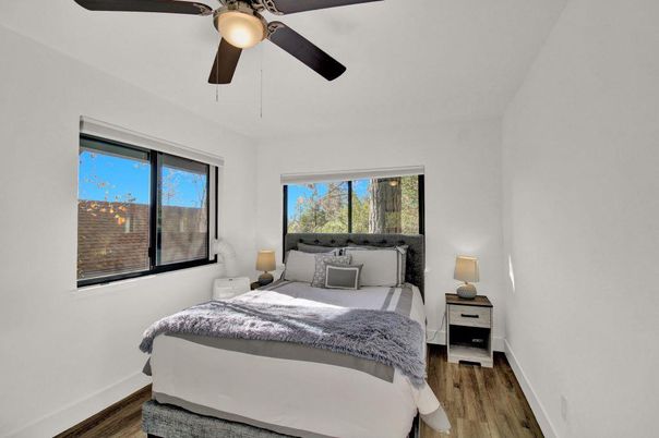 Bedroom, Interior, Wood Texture Flooring