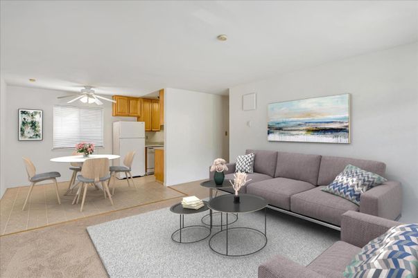 Dining room, Interior, Kitchen, Living room