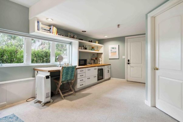 Home Office, Interior, Recessed Lighting