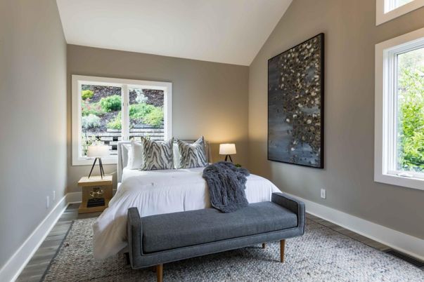 Bedroom, Interior, Wood Texture Flooring