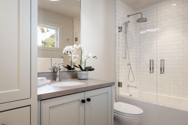 Bathroom, Glass Shower, Interior