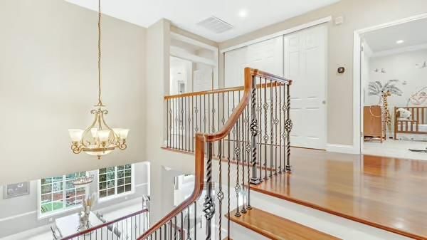 Chandelier, Interior, Recessed Lighting, Wood Texture Flooring