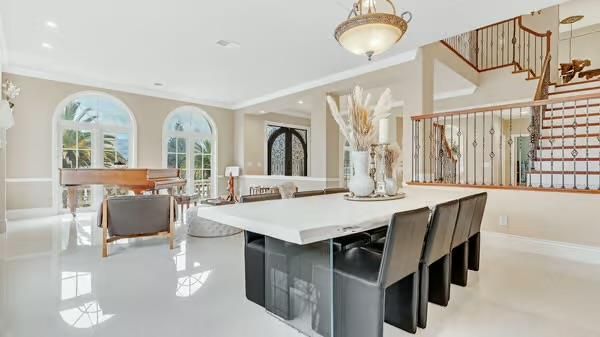 Interior, Pendant Lights, Piano, Recessed Lighting