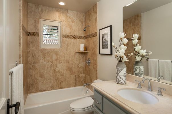 Bathroom, Interior, Recessed Lighting