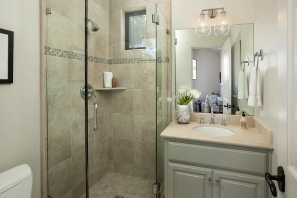 Bathroom, Glass Shower, Interior