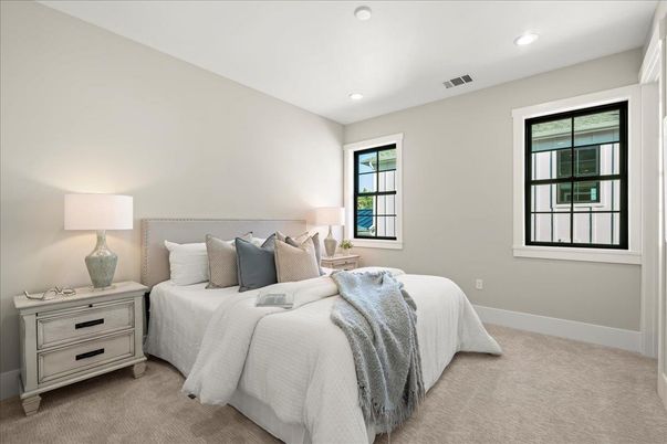 Bedroom, Interior, Recessed Lighting