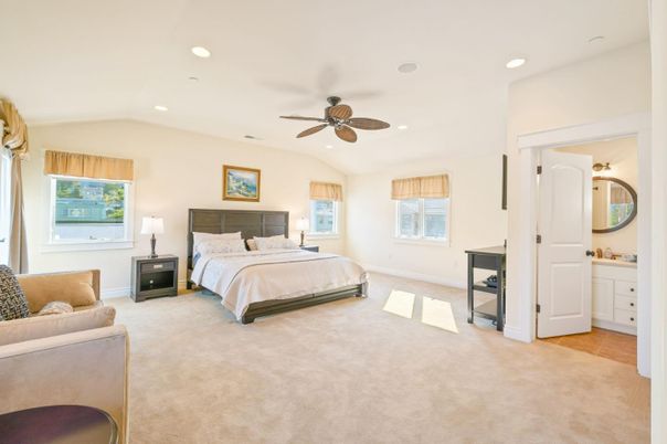 Bedroom, Interior, Recessed Lighting