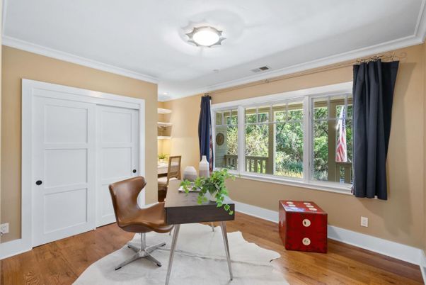 Home Office, Interior, Wood Texture Flooring