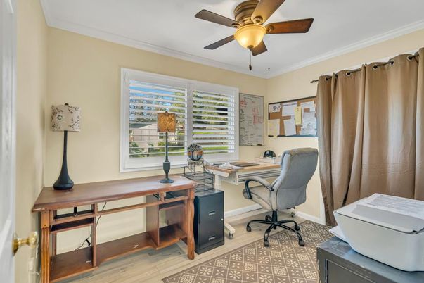 Home Office, Interior, Wood Texture Flooring