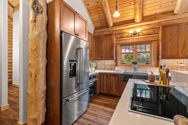 Interior, Kitchen, Pendant Lights, Wooden Beams, Wooden Ceilings, Wood Texture Flooring