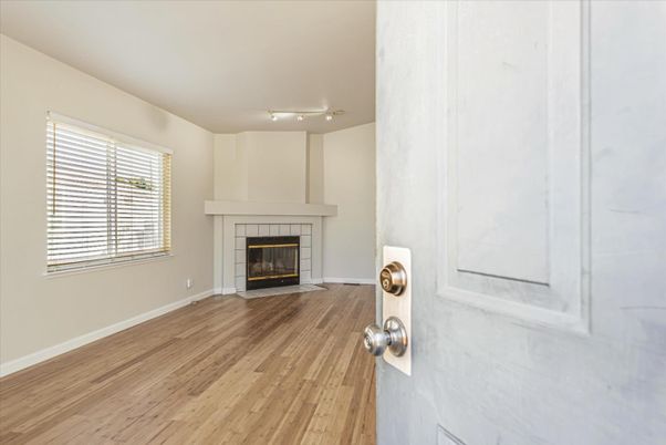 Empty room, Fireplace, Interior, Wood Texture Flooring