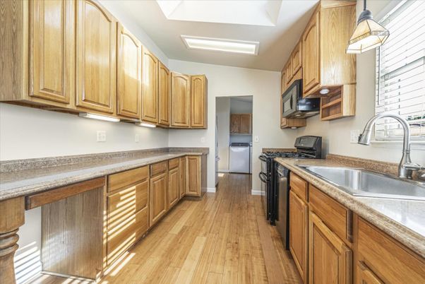 Interior, Kitchen, Wood Texture Flooring