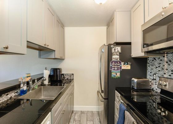 Interior, Kitchen, Wood Texture Flooring