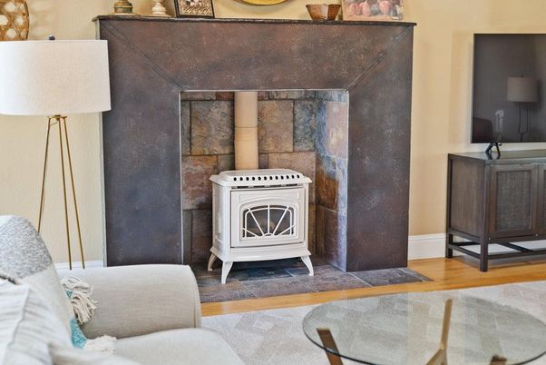 Fireplace, Interior, Wood Texture Flooring