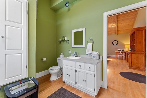 Bathroom, Interior, Wooden Ceilings, Wood Texture Flooring