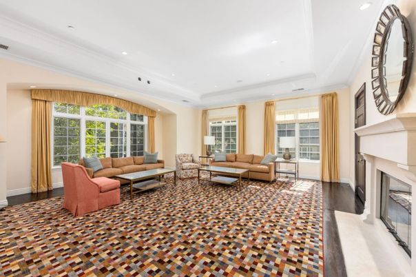 Fireplace, Interior, Living room, Recessed Lighting