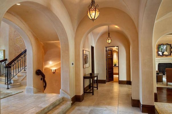 Fireplace, Interior, Pendant Lights