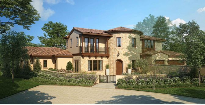 Backyard, Exterior, Facade, Mediterranean