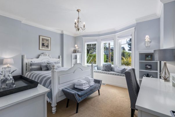 Bedroom, Chandelier, Interior