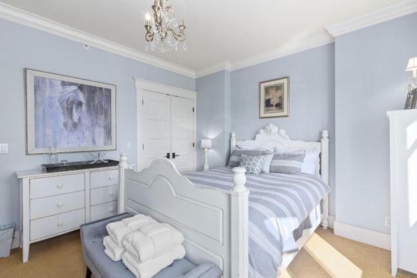 Bedroom, Chandelier, Interior